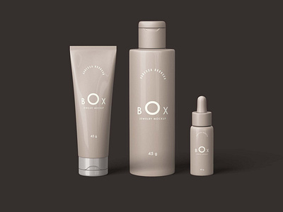 Free Minimal Cosmetic Packaging Mockup