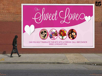 Free Sweet Love Billboard Design Psd Template download download 2018 download psd free free psd template free psd templates psd