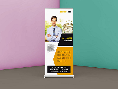 Free Corporate Business Roll Up Banner Psd Template 1 download download 2018 download psd dribble inite dribble invite free free mockups free psd template free psd templates freedribbleinvite mock ups mockup mockups psd