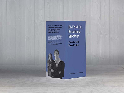 Dl Bifold Brochure Mockup