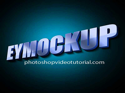3D Glow Logo MockUps
