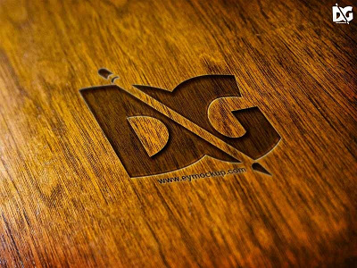 Free Tilt Press Wood Logo Mock-up PSD download mockup logo mock up psd mock up psd wood logo wood logo mock up