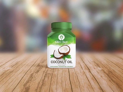 Download New Green Coconut Oil Bottle Mockup By Arun Kumar On Dribbble