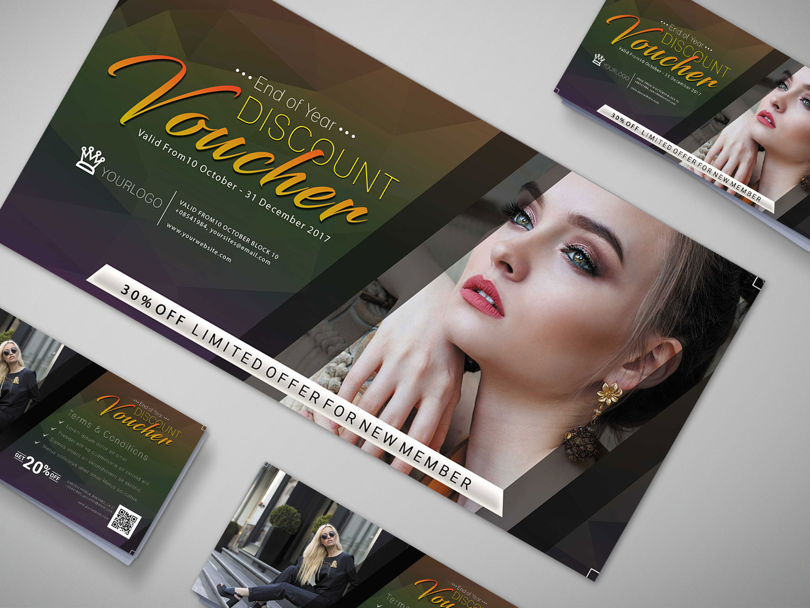 Fashion Gift Voucher Design Template by Arun Kumar on Dribbble