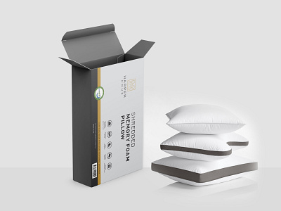 Form Pillow Packaging Mockup