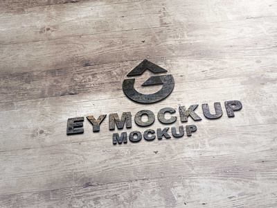 Plywood Logo Mockup by Anjum on Dribbble