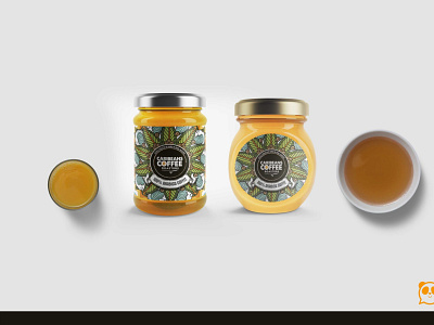 Honey Bottle Mockup