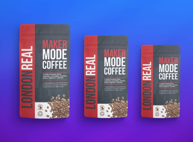 Dental shade Herbs New Coffee Real Packaging Mockup by Anjum on Dribbble