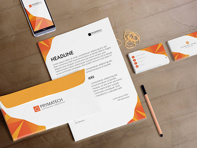 Download Modern Company Branding Mockup By Anjum On Dribbble