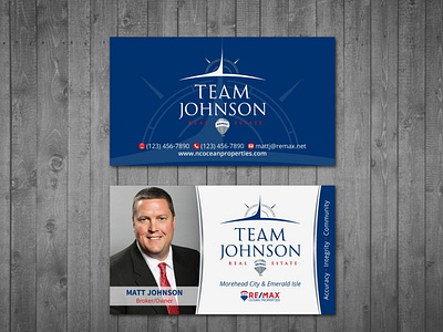 Royal Blue Business Card Design