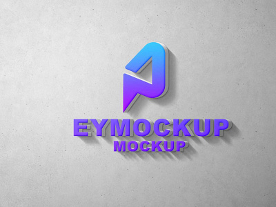 Free New 3D Wall Logo Mockup 3d design download mock up download mock ups download mockup free illustration logo mockup mockup psd mockups new psd wall