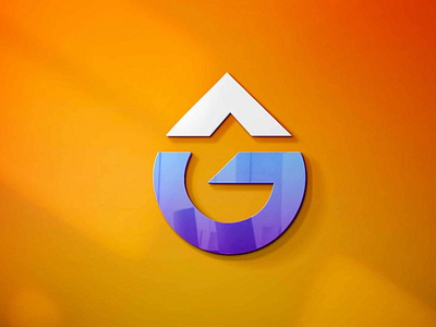 G 3D Shine Logo Mockup