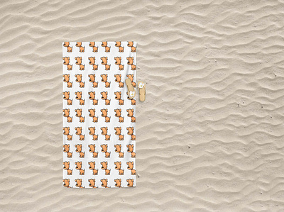 Free Beach Towel Design Mockup beach design download mock up download mock ups download mockup free mockup mockup psd mockups psd towel