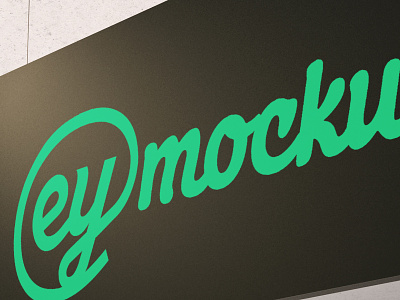 Office Front Logo Mockup