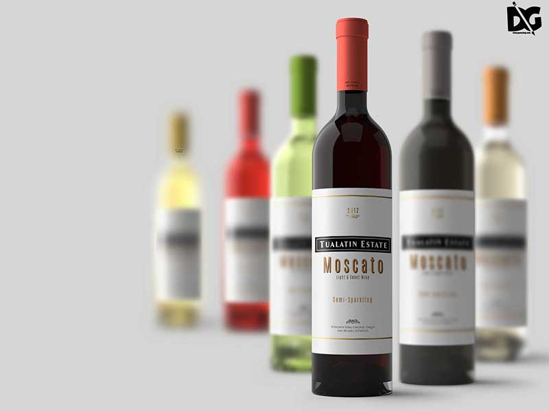 Free Wow Wine Label Mock Up free psd template free psd templates free mockups download psd download 2018 download psd mockup mockups mock-ups free