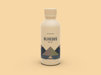 Plastic Kitchen Oil Bottle Label Mockup