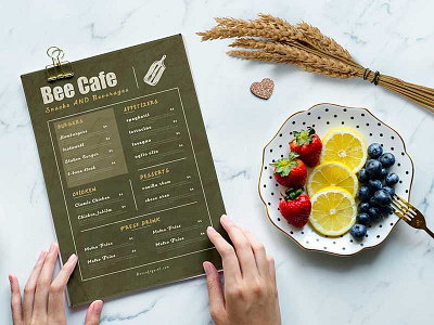 Beer Cafe Psd Menu Design Template designs psd menu psd menu template premium design premium download premium menu psd download psd menu vintage design