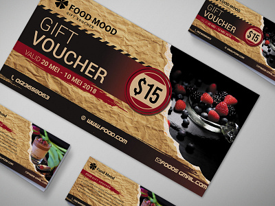 Bakery Gift Voucher Design Template design design design psd template download download 2018 download psd psd psd templates