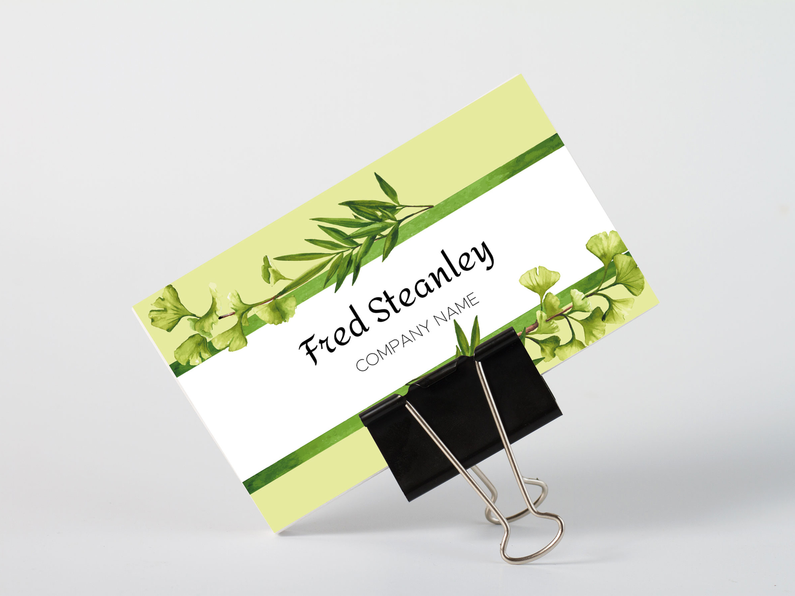 Free Clip Business Card Mockup by Anjum on Dribbble