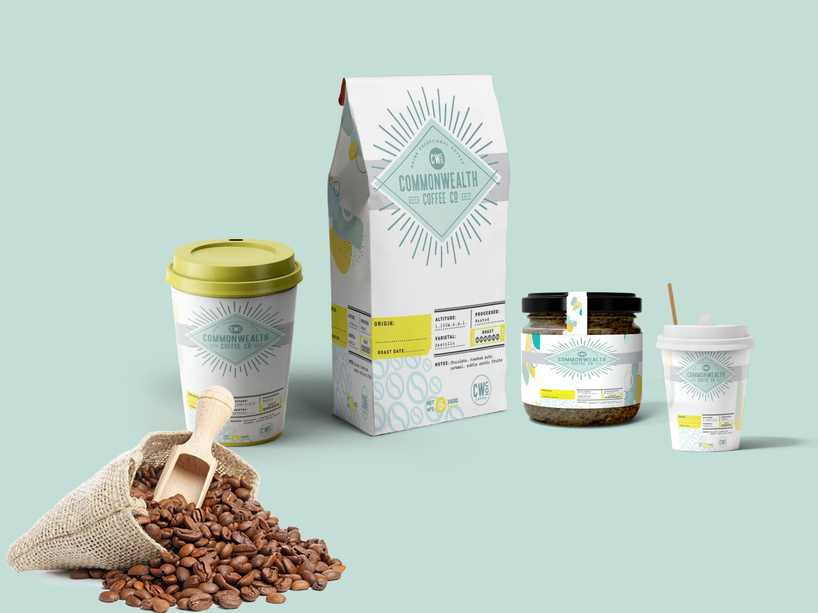 New Coffee Packaging Branding Mockup by Anjum on Dribbble