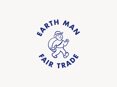 Fair Trade Brand Identity blue brand brand and identity branding character emblem fairtrade illustration logo logotype