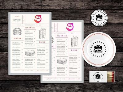 Lunch Chow Food Menu Template design