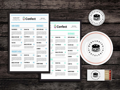 Quick Eats Food Menu Template design