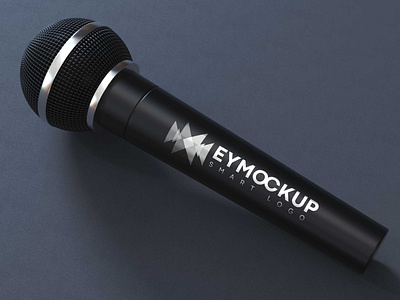 Free Music Microphone Mockup