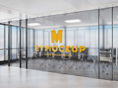 Free Transparent Office Wall Logo Mockup download download mock up download mockup mock ups mockup mockups psd