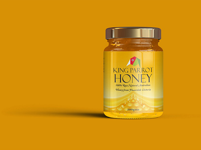 Big Honey Jar Bottle Mockup