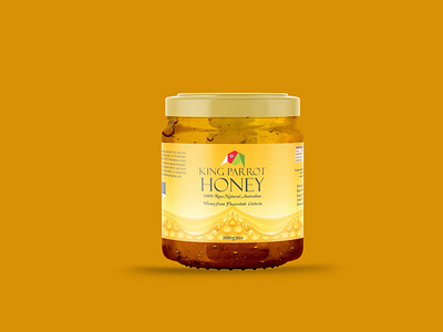 Small Honey Jar Label Mockup