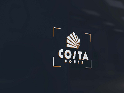 Free Costa Wall Logo Mockup