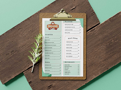 Christmas Classic Food Menu Design Template design download download 2018 psd