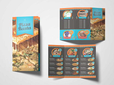 Delicious Pizza Restaurant Menu Design Templates design download psd