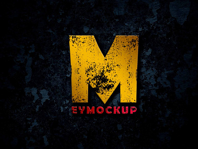 Free Dark Gold Logo Mockup download mockup mockup mockups psd