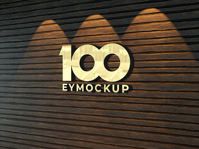 Free Night Scene Wooden Wall Logo Mock Up download mockup mockup mockups psd