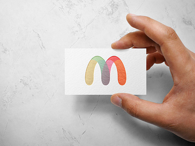 Free PSD Handheld Business Card Mockup