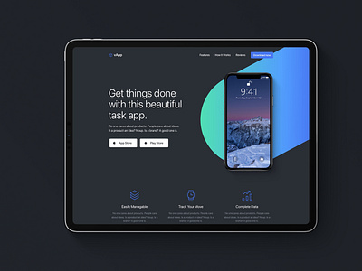 Free Premium iPad Pro Landscape Mockup