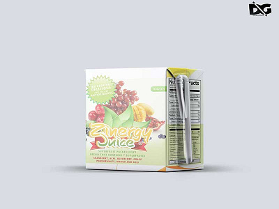 Free Juice Packaging Label Mockup