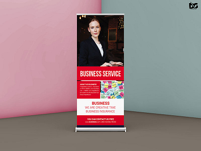 Free Business Class Roll Up Banner Design Template By Arun Kumar On Dribbble