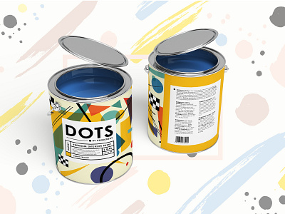 Steel Paint Can Psd Mockup