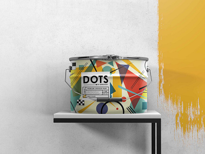 Free Tin Paint Bucket Mock Up