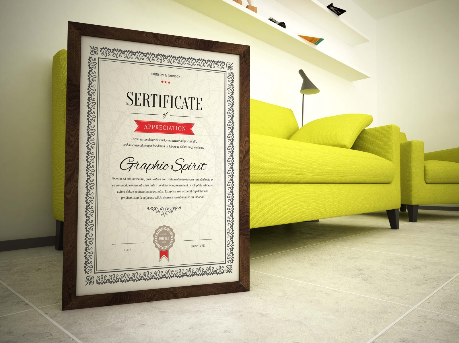 Free Certificate Mockup by Arun Kumar on Dribbble