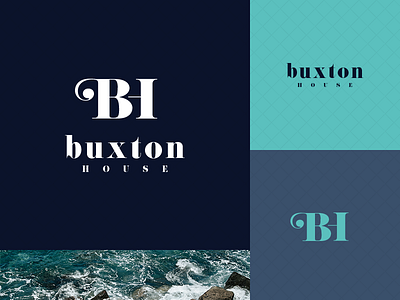 Buxton House - Brand Exploration blue brand branding explore graphic house identity logo ocean sea vector