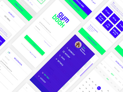 GymBook 💪 Mobile App Concept