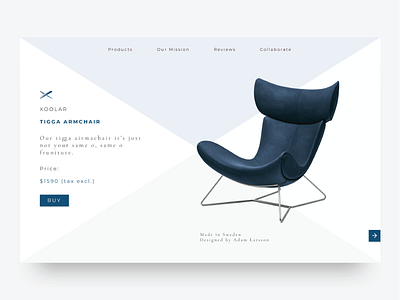 Xoolar Concept – Product Page concept design figma furniture product ui ux