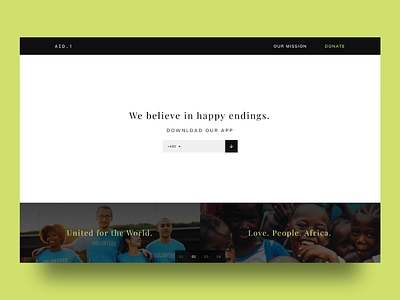 AID.1 NGO app applicaiton clean concept cta design figma flat font graphic design logo minimal minimalist organization typography ui user ux web website