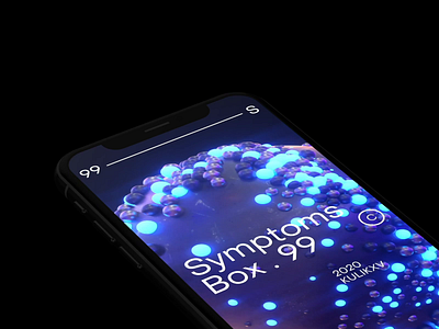99 Symptoms → BOX ® aftereffects branding colour design mobile mobile app mobile app design mobile design typogaphy ui ux web wed design
