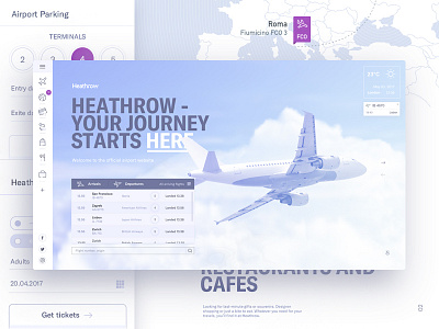 Heathrow concept part .02 airplane airport animation boing pay seat ticket travel ui ux