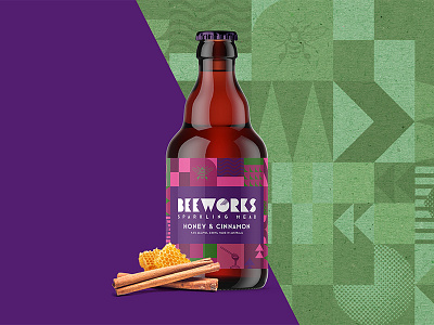 Beeworks Honey & Cinnamon Sparkling Mead